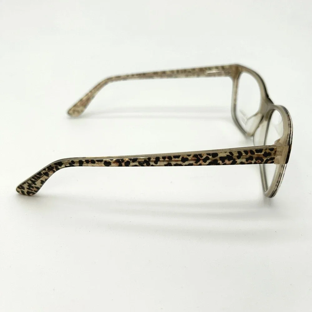 Womens Eyeglasses Frames Runway Couture RCE-305 Size 53-15-135 Leopard Print NEW
